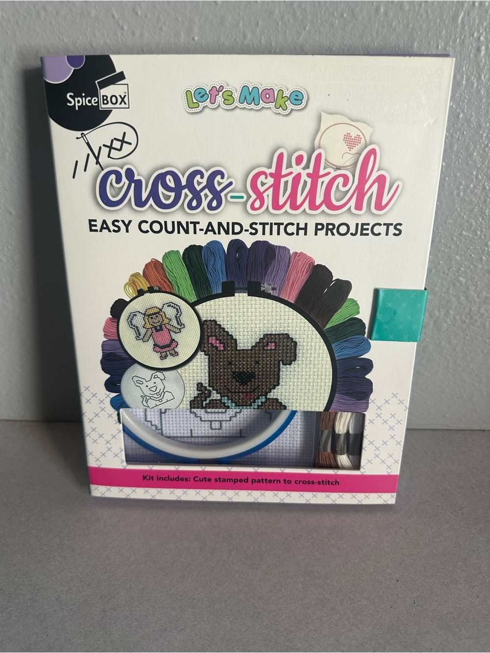 NEW Cross-Stitch by SpiceBox. Easy Count And Stitch Projects